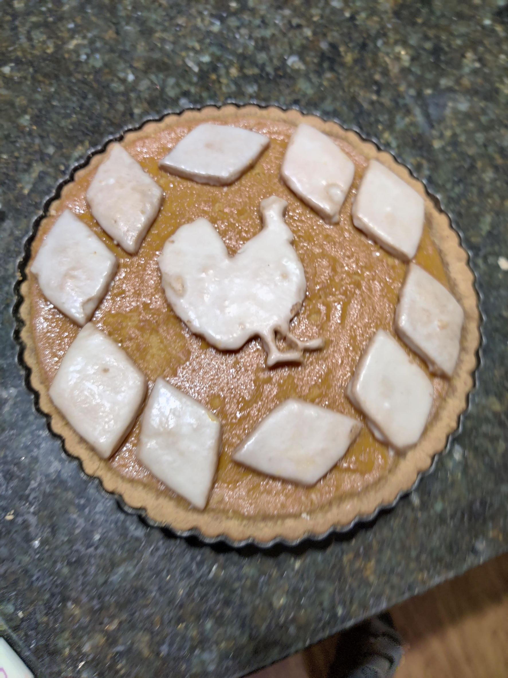 Whiskey-And-Cream Pumpkin Tart